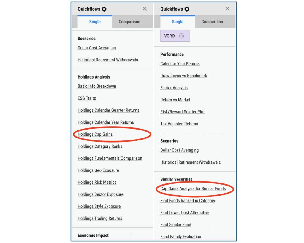 Streamline workflows with YCharts Capital Gains Valet