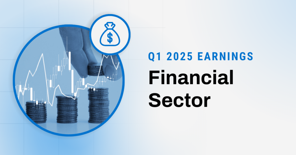YCharts blog card for Q1 2025 Earnings for Financial Sector.